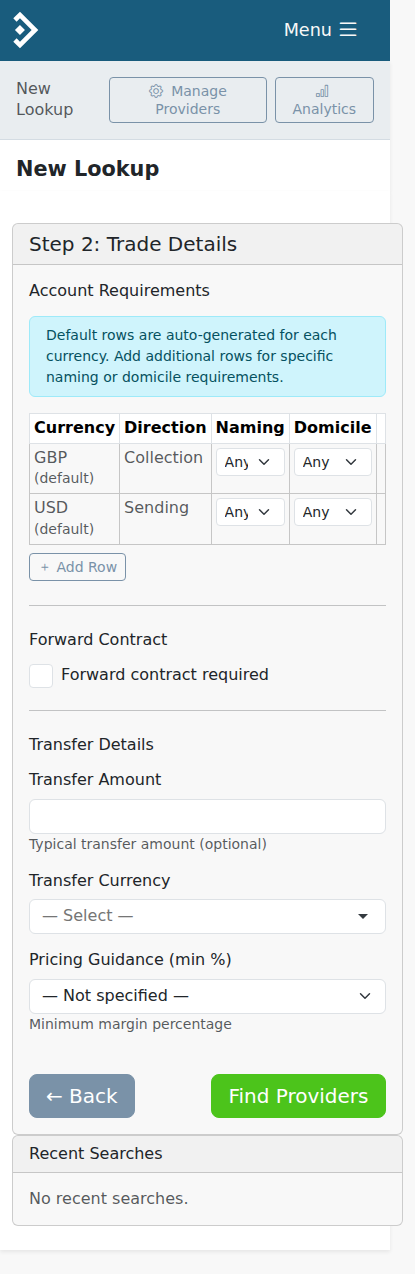 Trade Details exceeds phone width