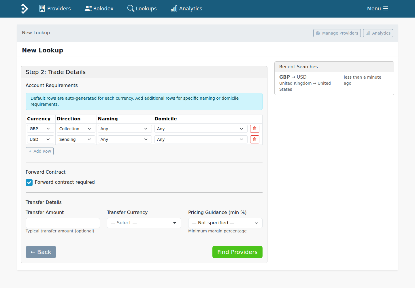 A checked requirement with hidden details